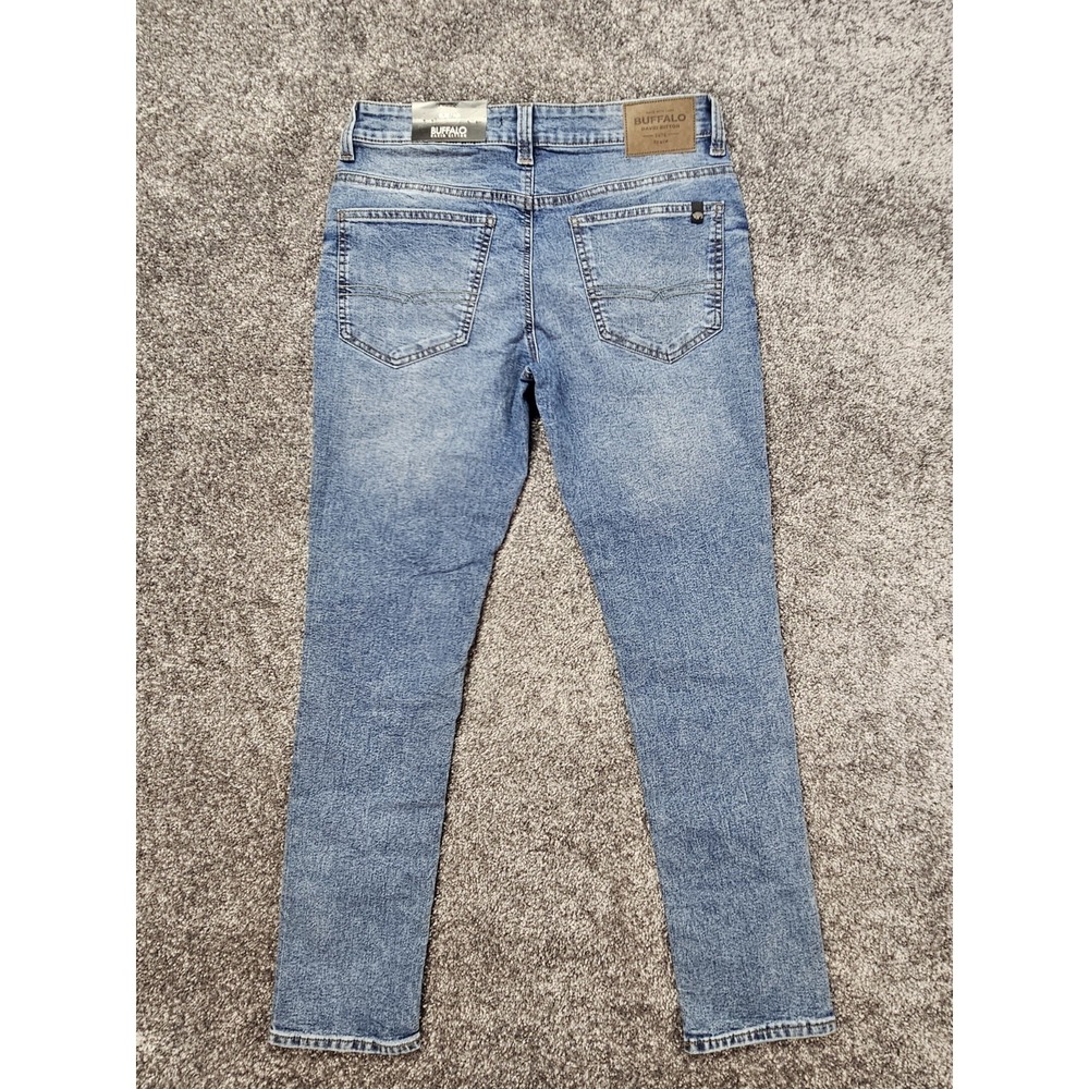 Buffalo David Bitton Slim Ash Jeans Men's 30x30 Medium Wash Stretch Denim NWT